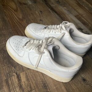 Nike Air Force 1 White Sneakers (men’s)